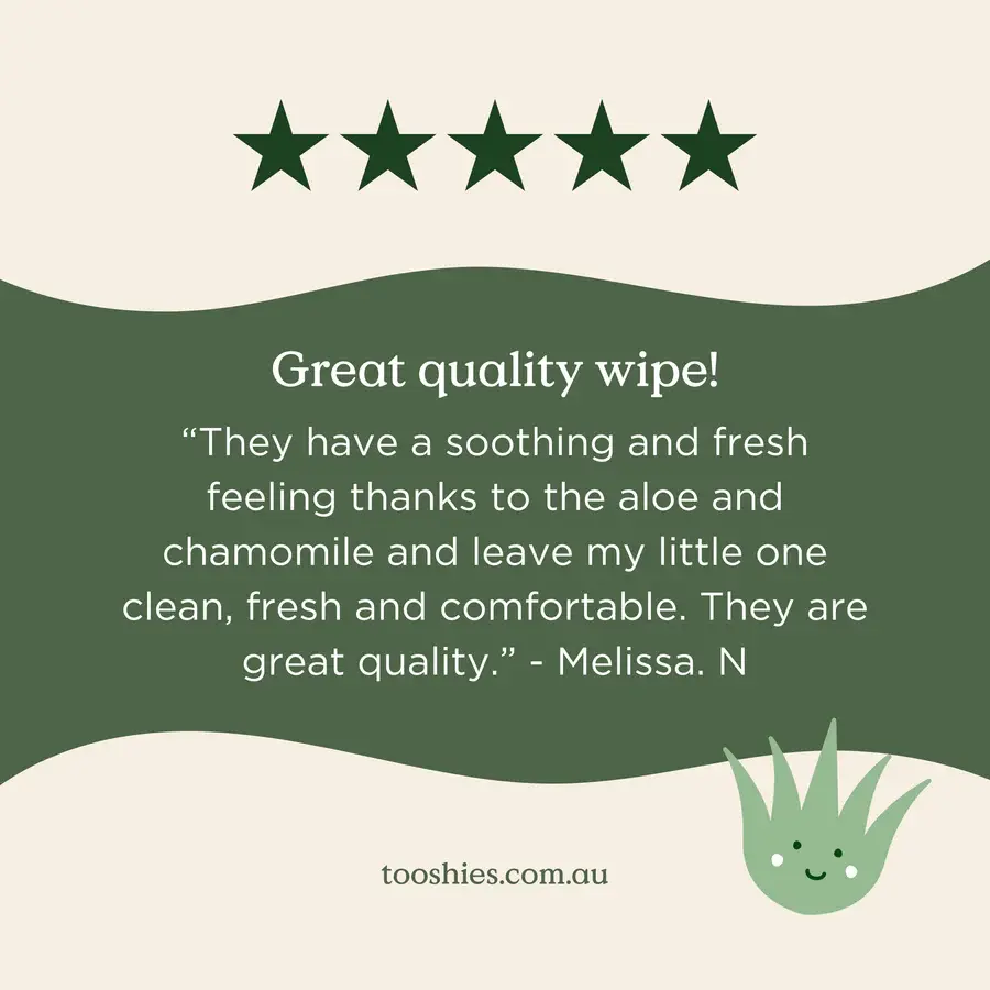 Tooshies Tooshies Pure Baby Wipes Aloe Vera & Chamomile 280pk