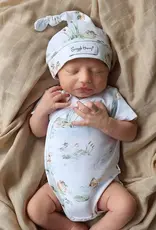 Snuggle Hunny Kids Snuggle Hunny Duck Pond Short Sleeve Organic Kimono Bodysuit