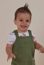 Snuggle Hunny Kids Snuggle Hunny Olive Organic Joey Overalls - Size 1