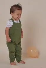 Snuggle Hunny Kids Snuggle Hunny Olive Organic Joey Overalls - Size 1