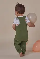 Snuggle Hunny Kids Snuggle Hunny Olive Organic Joey Overalls - Size 1