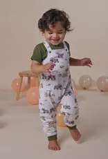 Snuggle Hunny Kids Snuggle Hunny Diggers & Tractors Organic Snuggle Overalls - Size 1