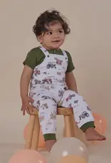 Snuggle Hunny Kids Snuggle Hunny Diggers & Tractors Organic Snuggle Overalls - Size 1