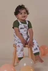 Snuggle Hunny Kids Snuggle Hunny Diggers & Tractors Organic Snuggle Overalls - Size 1