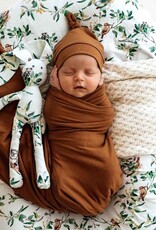 Snuggle Hunny Kids Snuggle Hunny Bronze Baby Jersey Wrap & Beanie Set