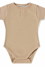 Snuggle Hunny Kids Snuggle Hunny Pebble Short Sleeve Organic Bodysuit - Size 1