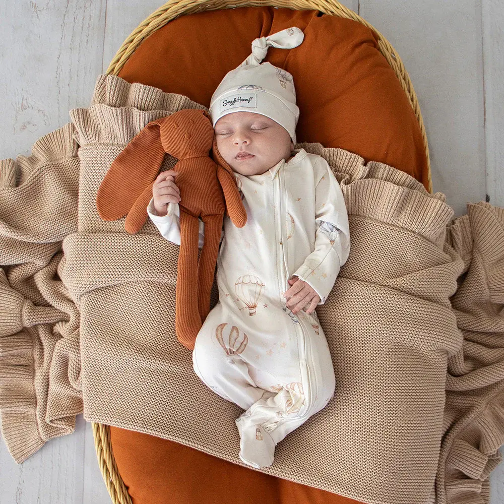 Snuggle Hunny Kids Snuggle Hunny Up & Away Organic Snuggle Sleepsuit Zip Footie