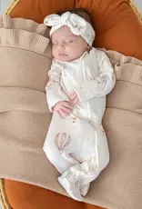 Snuggle Hunny Kids Snuggle Hunny Up & Away Organic Snuggle Sleepsuit Zip Footie
