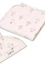 Snuggle Hunny Kids Snuggle Hunny Up & Away Organic Jersey Wrap & Beanie Set