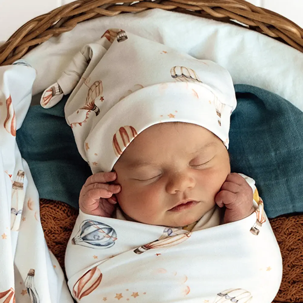 Snuggle Hunny Kids Snuggle Hunny Up & Away Organic Knotted Beanie