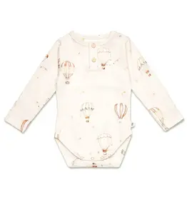 Snuggle Hunny Kids Snuggle Hunny Up & Away Long Sleeve Organic Bodysuit - 6-12 Months (0)