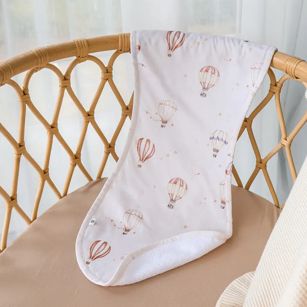 Snuggle Hunny Kids Snuggle Hunny Up & Away Organic Cotton Burp Cloth