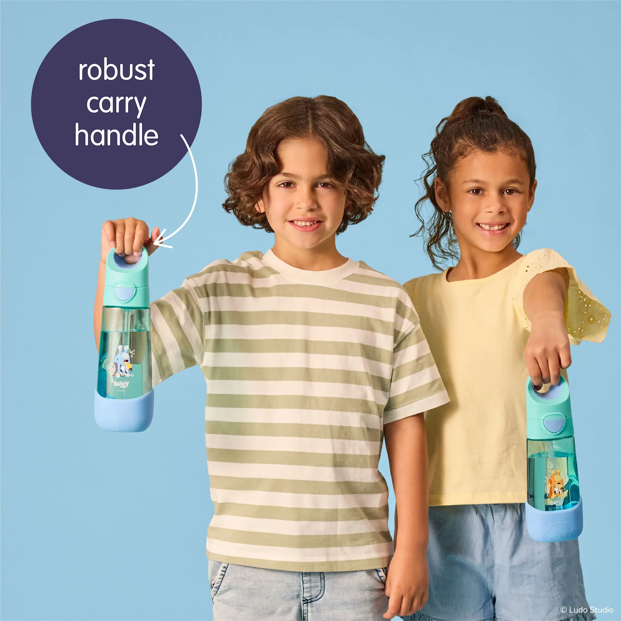 B.Box b.box 600mL Tritan Drink Bottle - Bluey