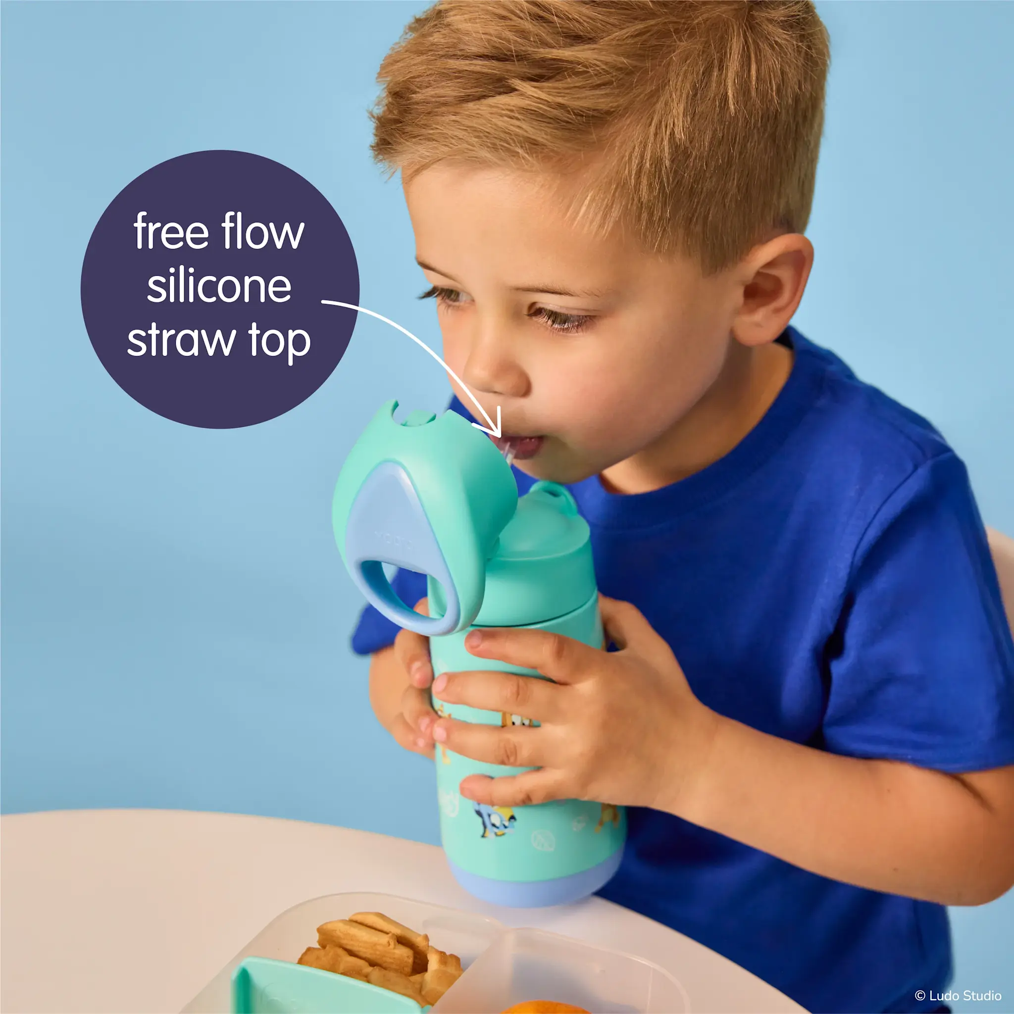 B.Box b.box 350mL Insulated Drink Bottle - Bluey S2