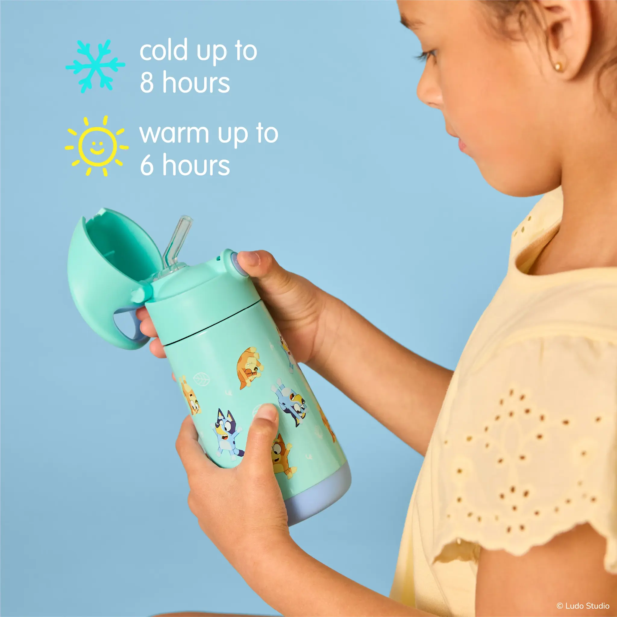 B.Box b.box 350mL Insulated Drink Bottle - Bluey S2
