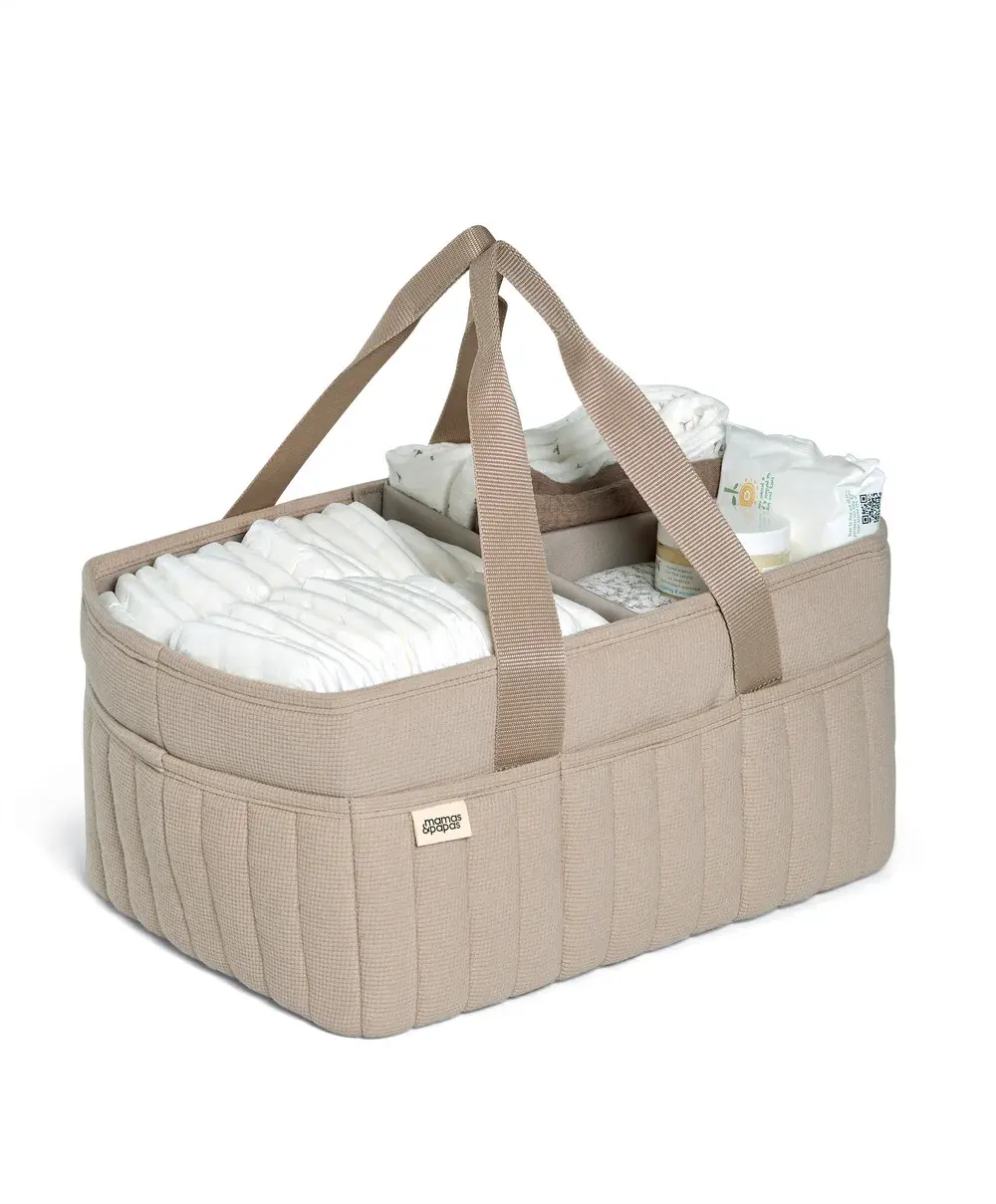 Mamas and Papas Mamas & Papas Nappy Caddy - Cashmere Waffle