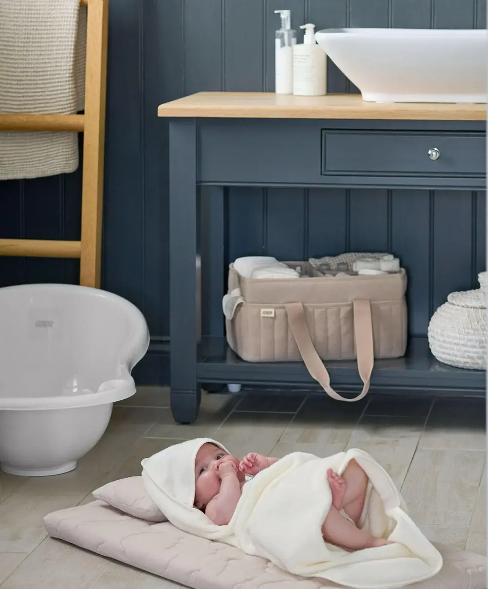 Mamas and Papas Mamas & Papas Nappy Caddy - Cashmere Waffle