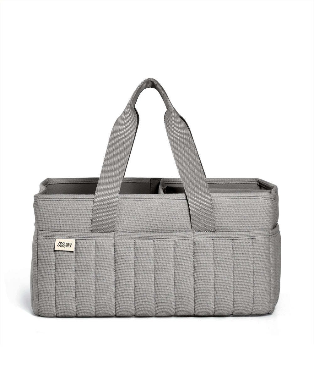 Mamas and Papas Mamas & Papas Nappy Caddy - Grey Waffle