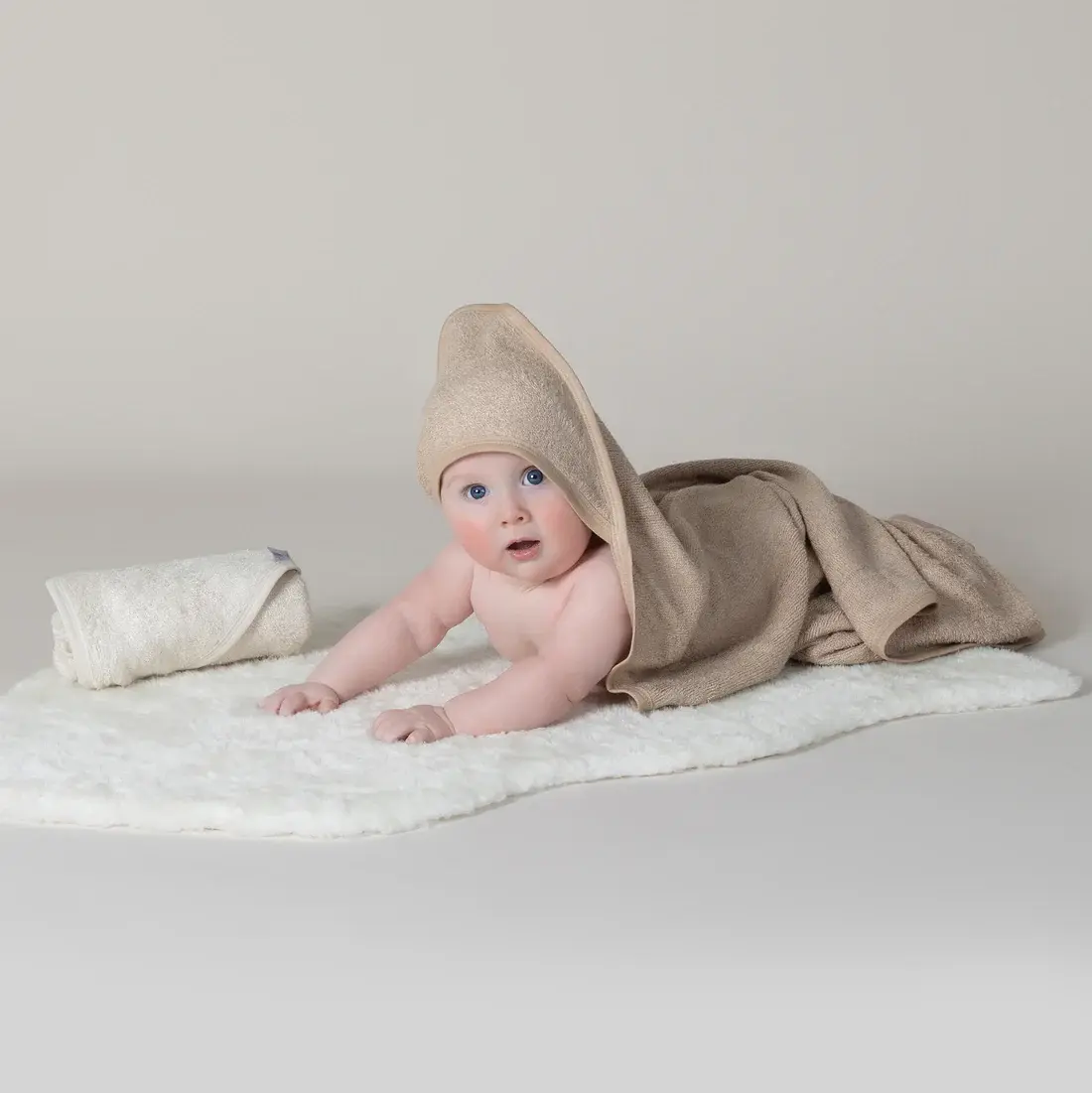 Bubba Blue Bubba Blue Bubba Sundae 2pk Hooded Towels - Chestnut