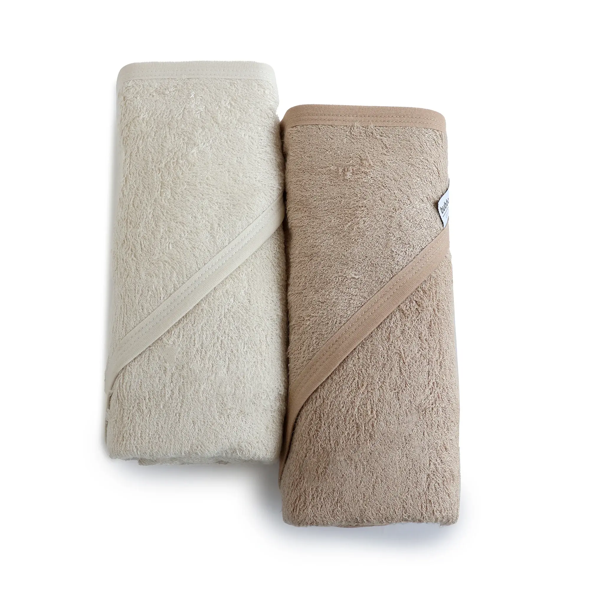 Bubba Blue Bubba Blue Bubba Sundae 2pk Hooded Towels - Chestnut