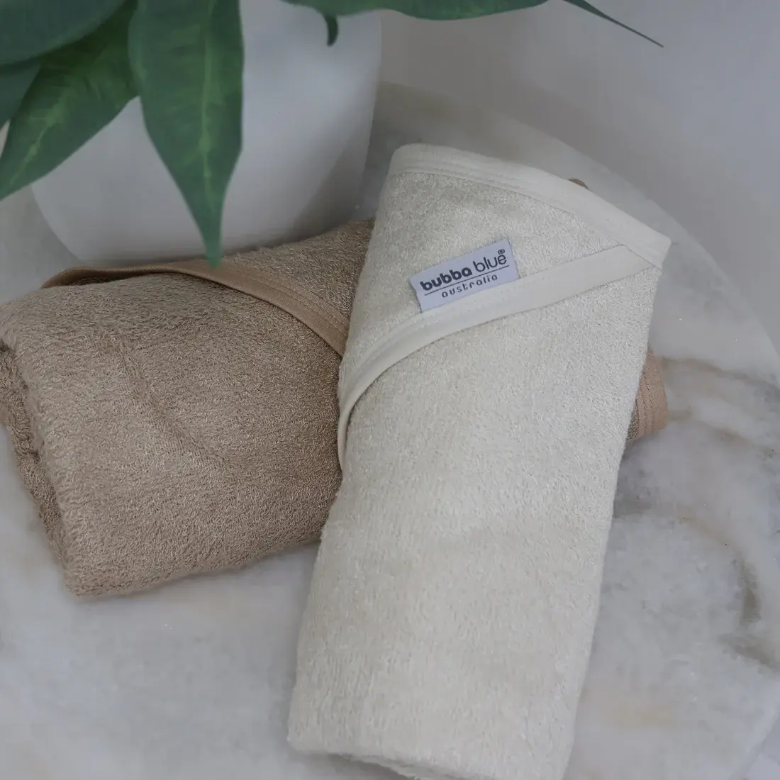 Bubba Blue Bubba Blue Bubba Sundae 2pk Hooded Towels - Chestnut