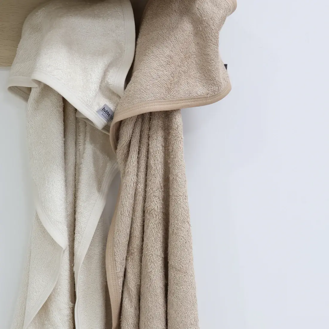 Bubba Blue Bubba Blue Bubba Sundae 2pk Hooded Towels - Chestnut