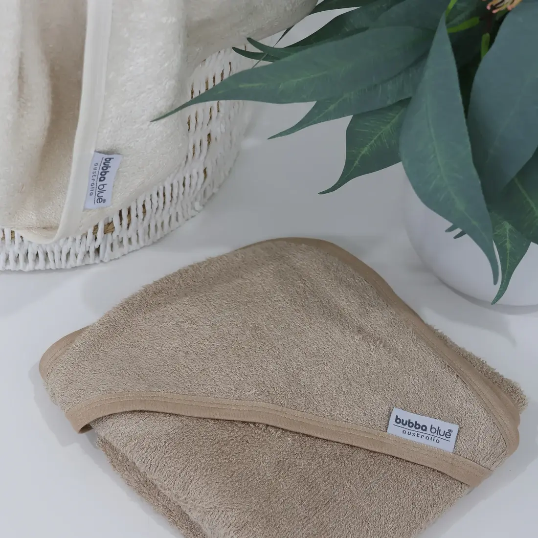 Bubba Blue Bubba Blue Bubba Sundae 2pk Hooded Towels - Chestnut