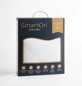 Living Textiles Living Textiles Smart-Dri Waterproof Mattress Pad - White