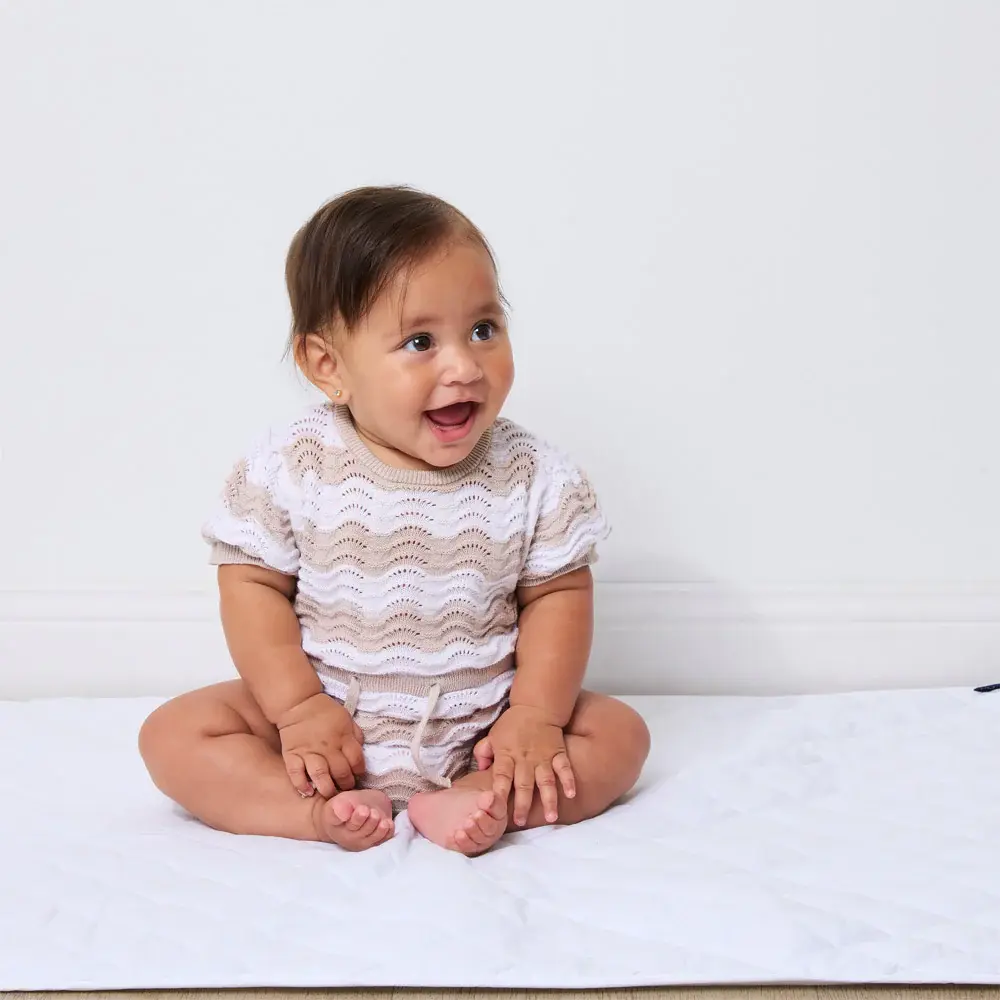 Living Textiles Living Textiles Smart-Dri Waterproof Mattress Pad - White