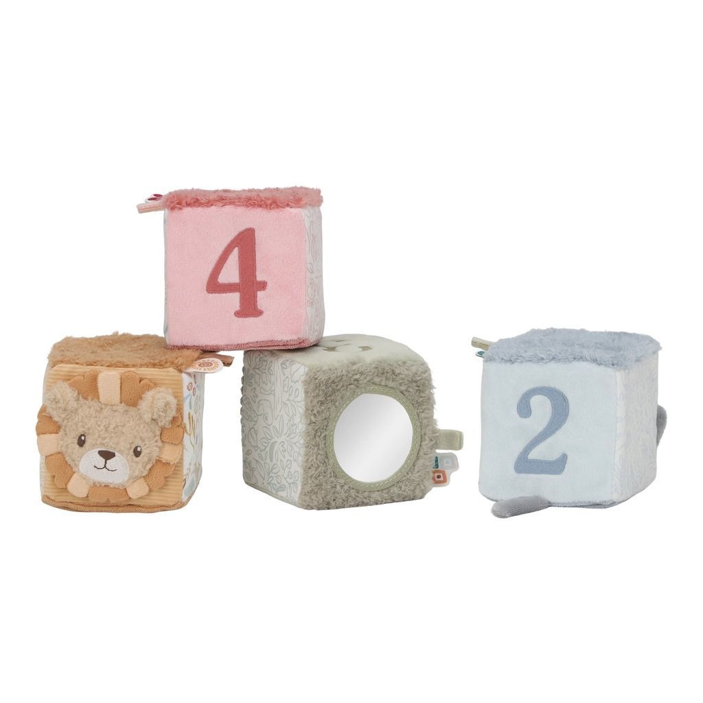 Little Dutch Little Dutch Safari Friends Soft Block Set