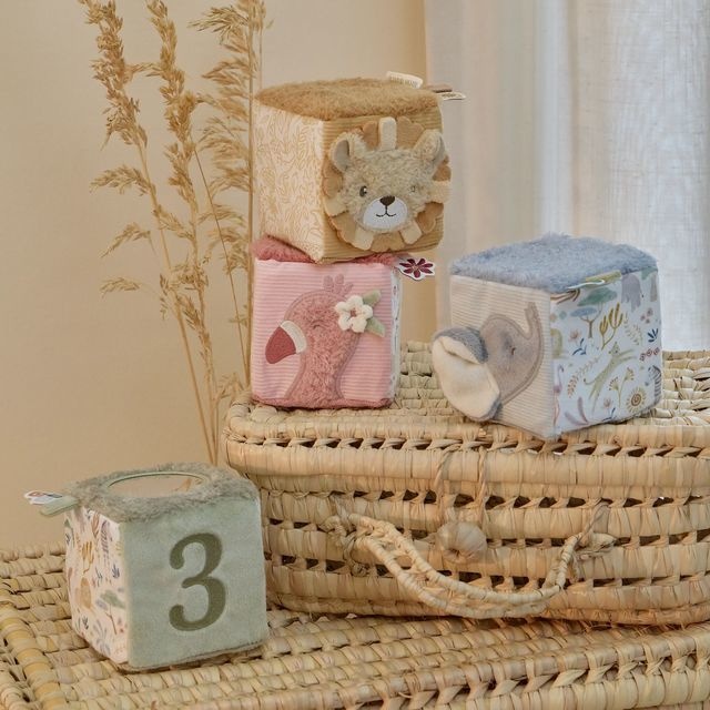 Little Dutch Little Dutch Safari Friends Soft Block Set