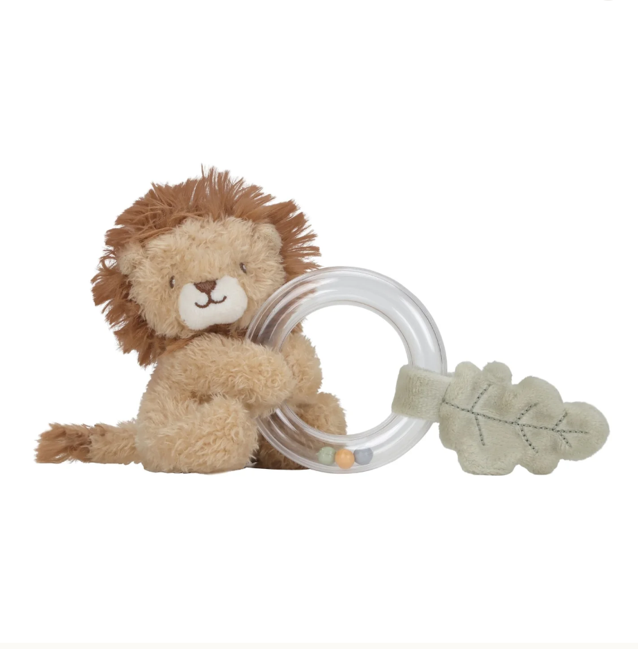 Little Dutch Little Dutch Safari Friends Ring Rattle Lion
