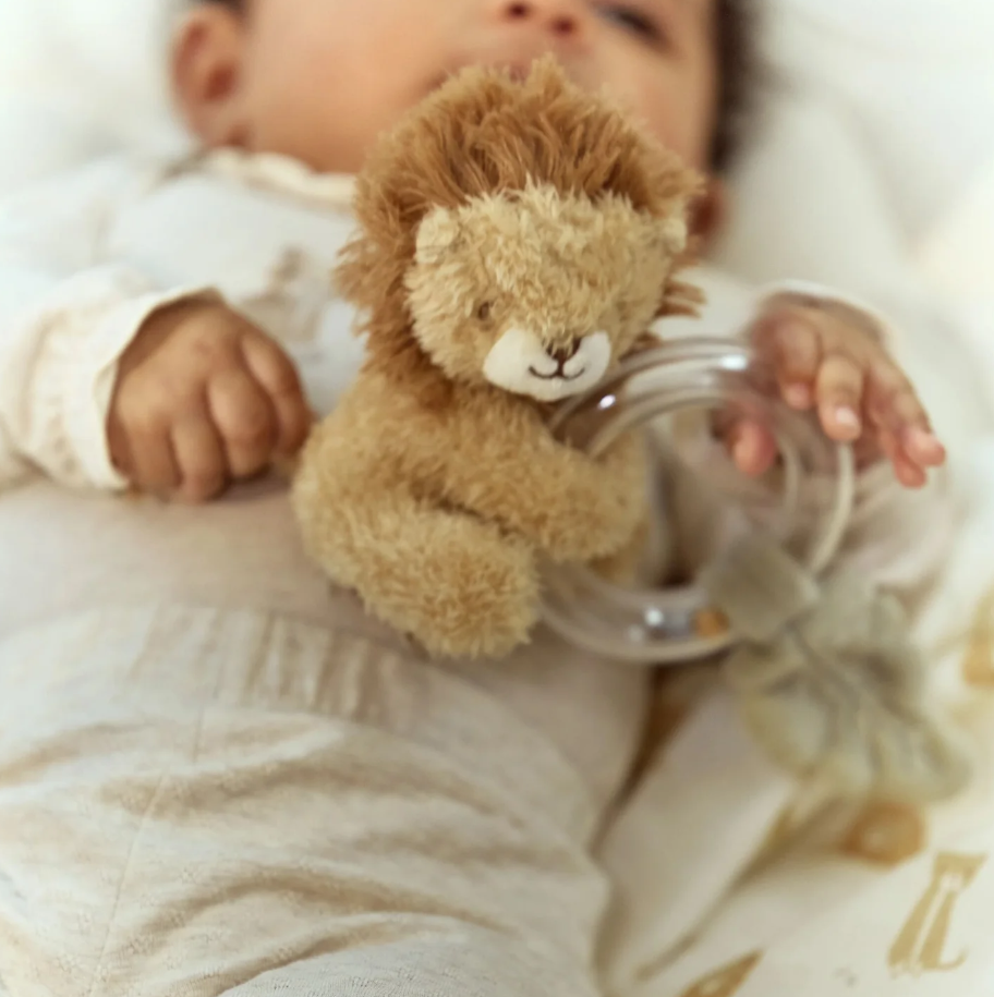 Little Dutch Little Dutch Safari Friends Ring Rattle Lion