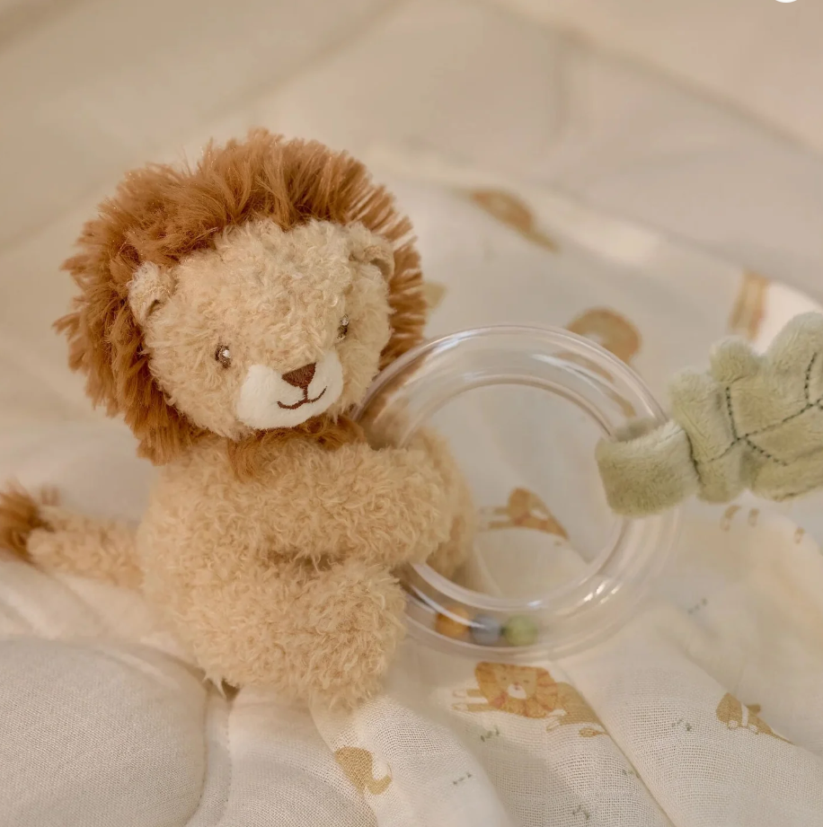 Little Dutch Little Dutch Safari Friends Ring Rattle Lion
