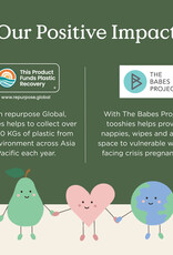 Tooshies Tooshies Organic Bamboo Nappies Size 3 Crawler 6-11kg 44pk