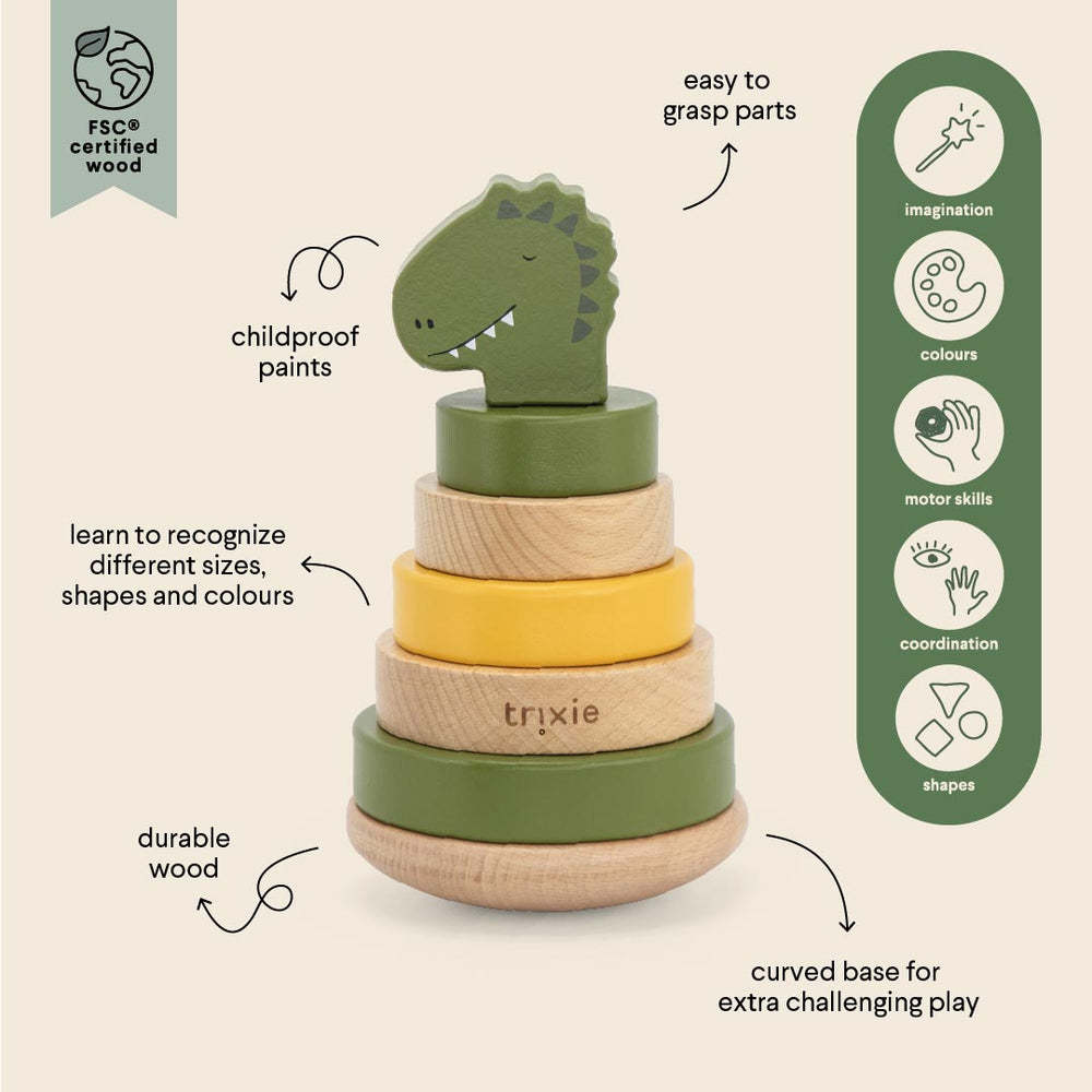 Trixie Trixie - Wooden stacking toy