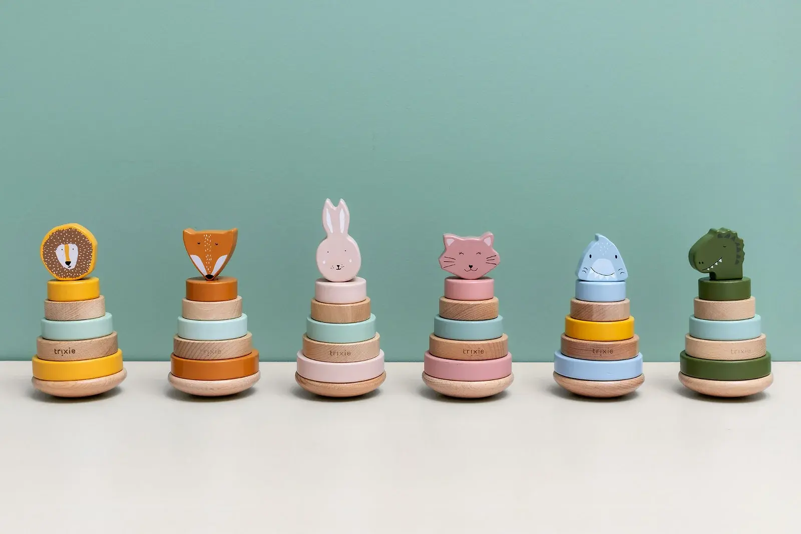 Trixie Trixie - Wooden stacking toy