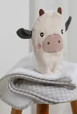 Living Textiles Living Textiles Bath Mitt - Tractor Ride/Cow