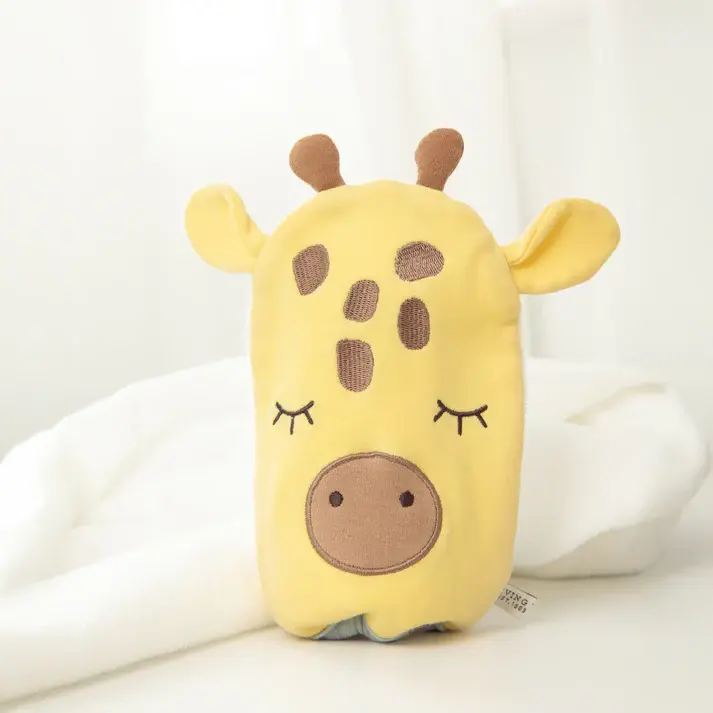 Living Textiles Living Textiles Bath Mitt - Wild Safari/Giraffe