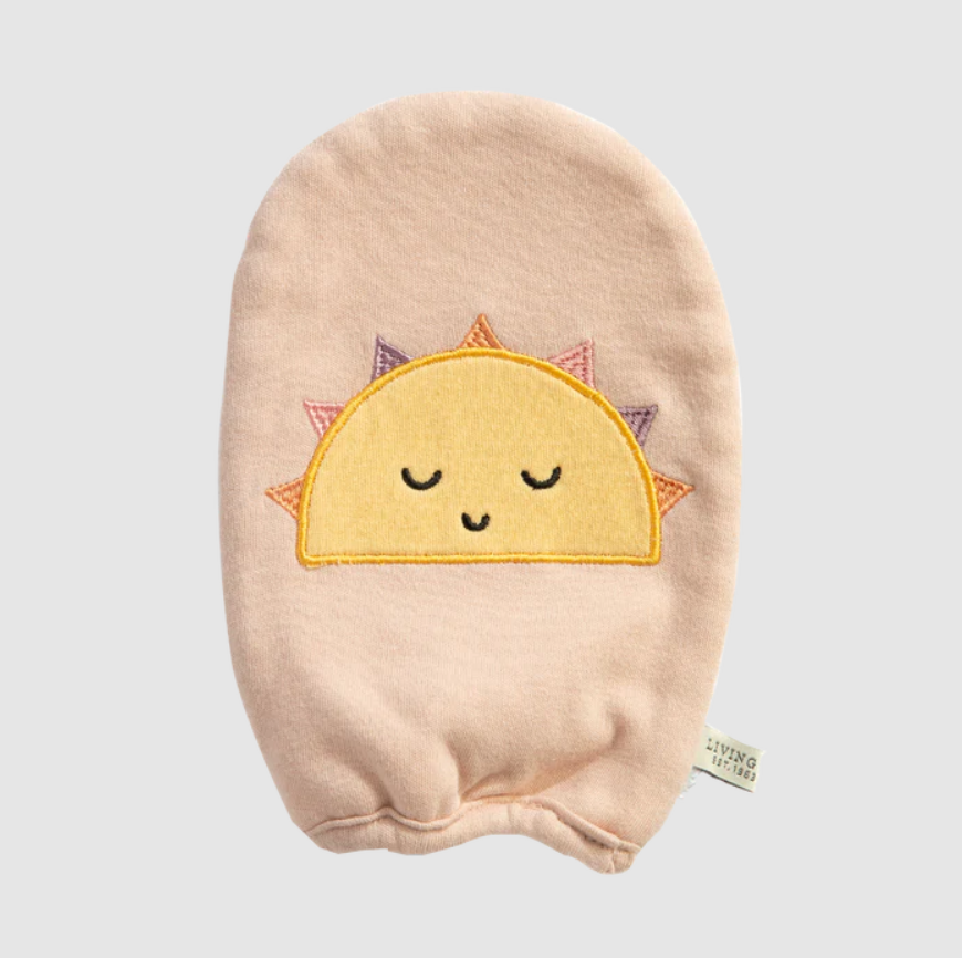 Living Textiles Living Textiles Bath Mitt - Bohemian Bliss/ Sun