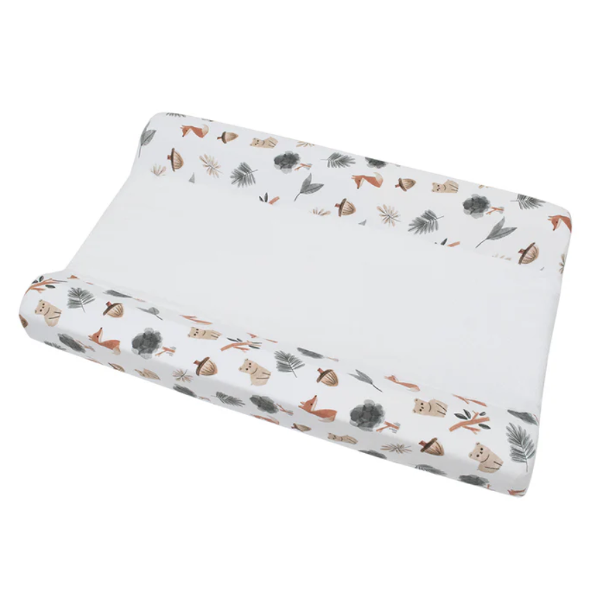 Living Textiles Living Textile Jersey Change Mat Cover/Towelling - Forest Retreat