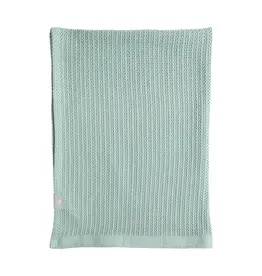 Living Textiles Living Textiles Cotton Cellular Blanket - Sage