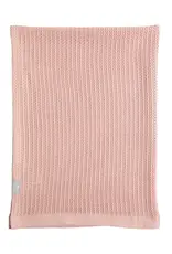 Living Textiles Living Textiles Cotton Cellular Blanket - Dusty Pink
