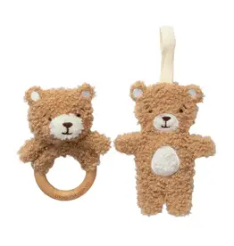 Living Textiles Living Textiles Teething Ring & Dummy Chain Gift Set