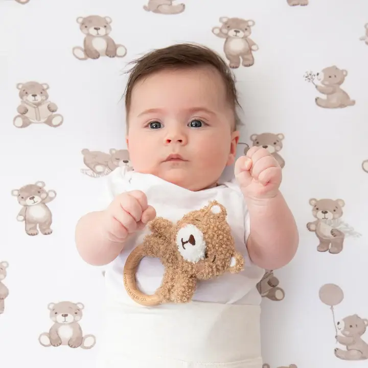 Living Textiles Living Textiles Teething Ring & Dummy Chain Gift Set