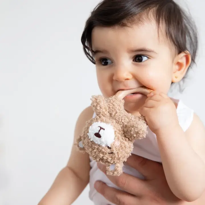 Living Textiles Living Textiles Teething Ring & Dummy Chain Gift Set