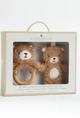 Living Textiles Living Textiles Teething Ring & Dummy Chain Gift Set