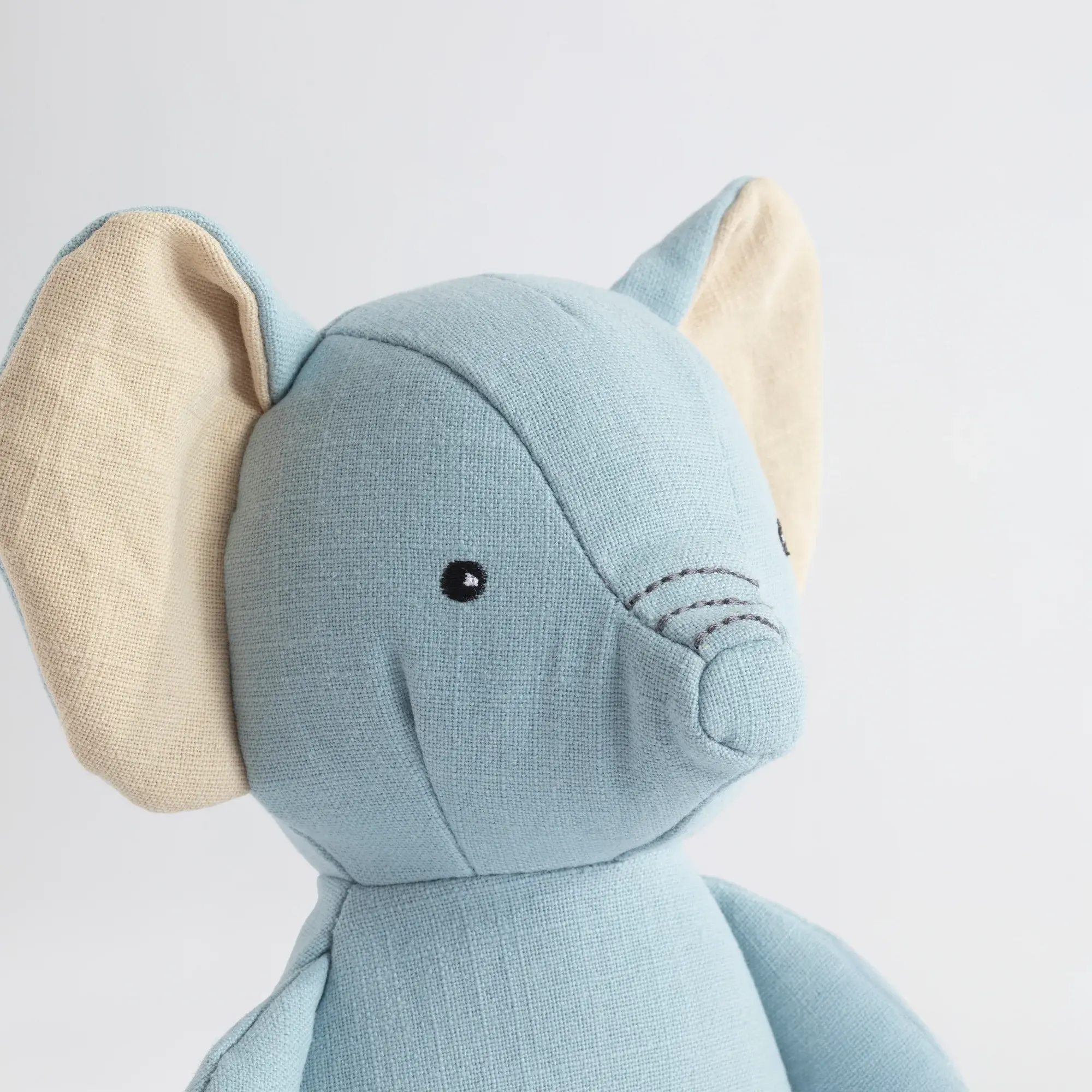 Living Textiles Living Textiles Small Linen Animal - Eddie the Elephant