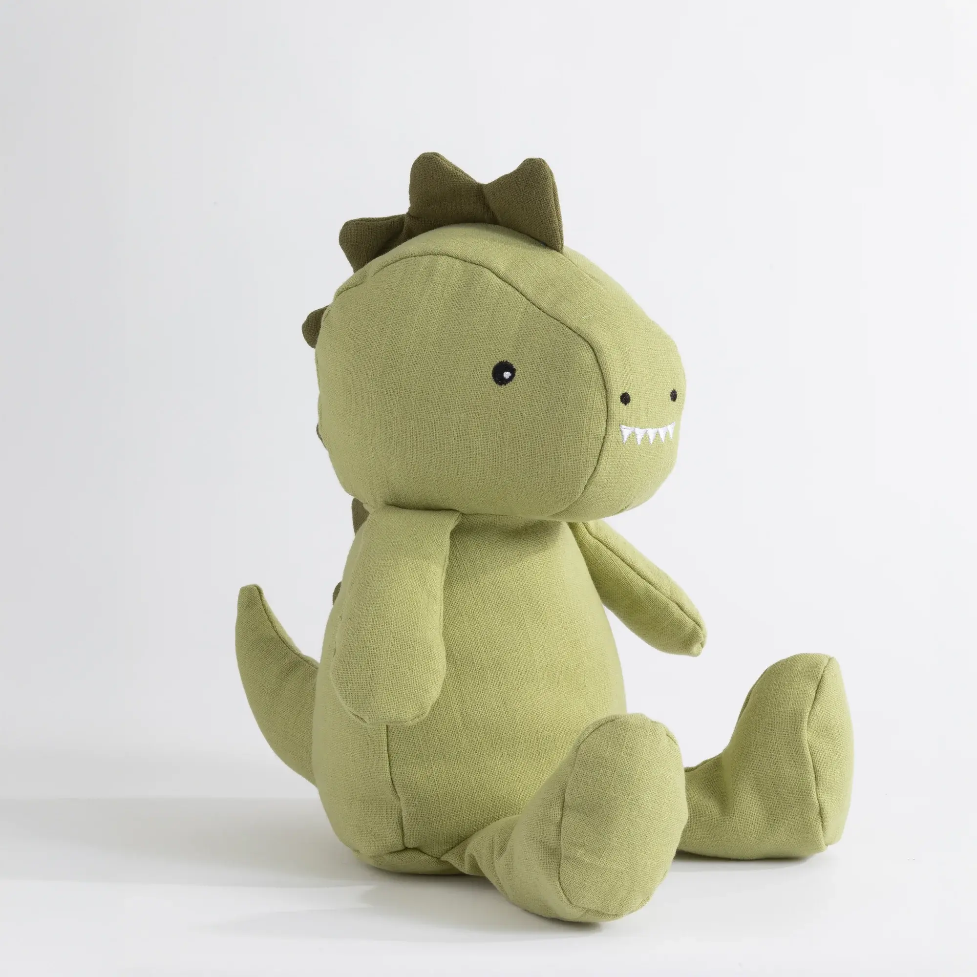 Living Textiles Living Textiles Large Linen Animal - Dennis the Dinosaur