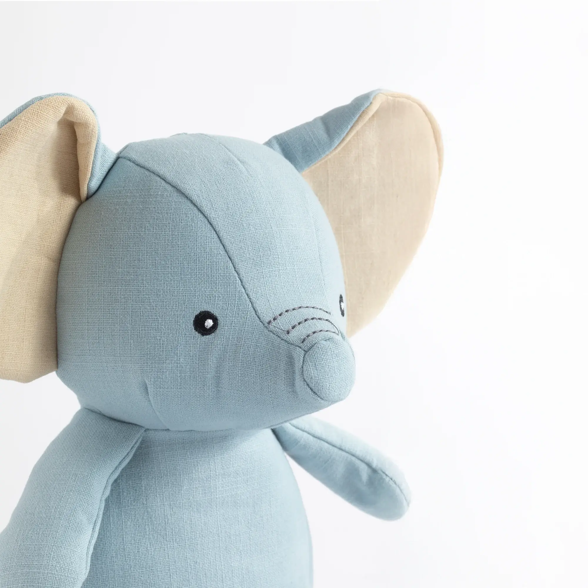 Living Textiles Living Textiles Large Linen Animal - Eddie the Elephant